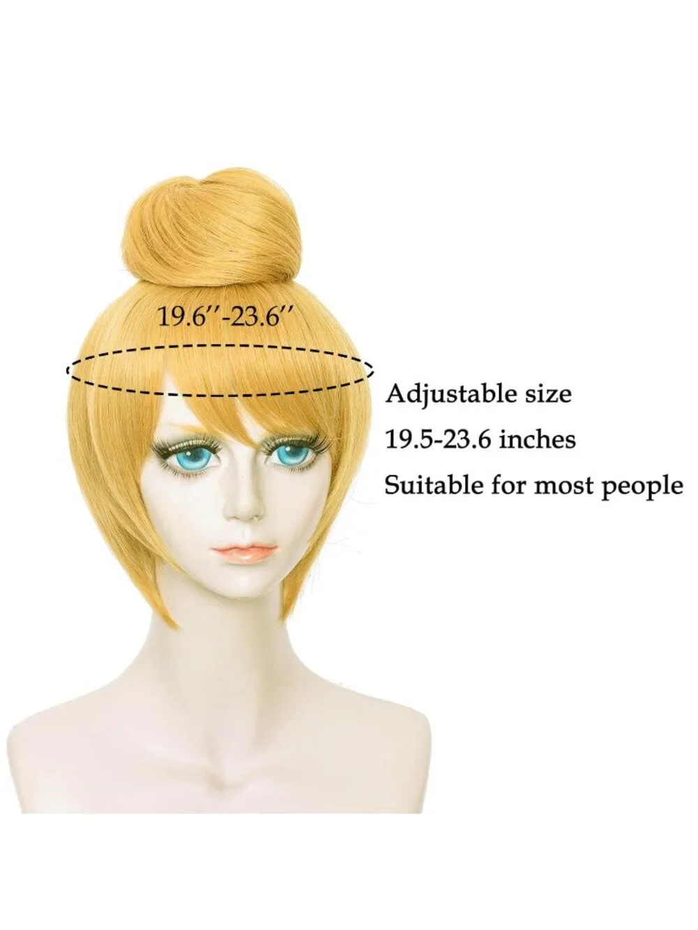 Women's Yellow Heat Resistant Synthetic Fiber Long Straight Ombre Wigs